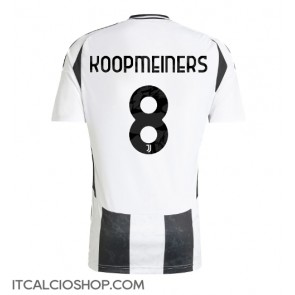 Juventus Teun Koopmeiners #8 Prima Maglia 2024-25 Manica Corta